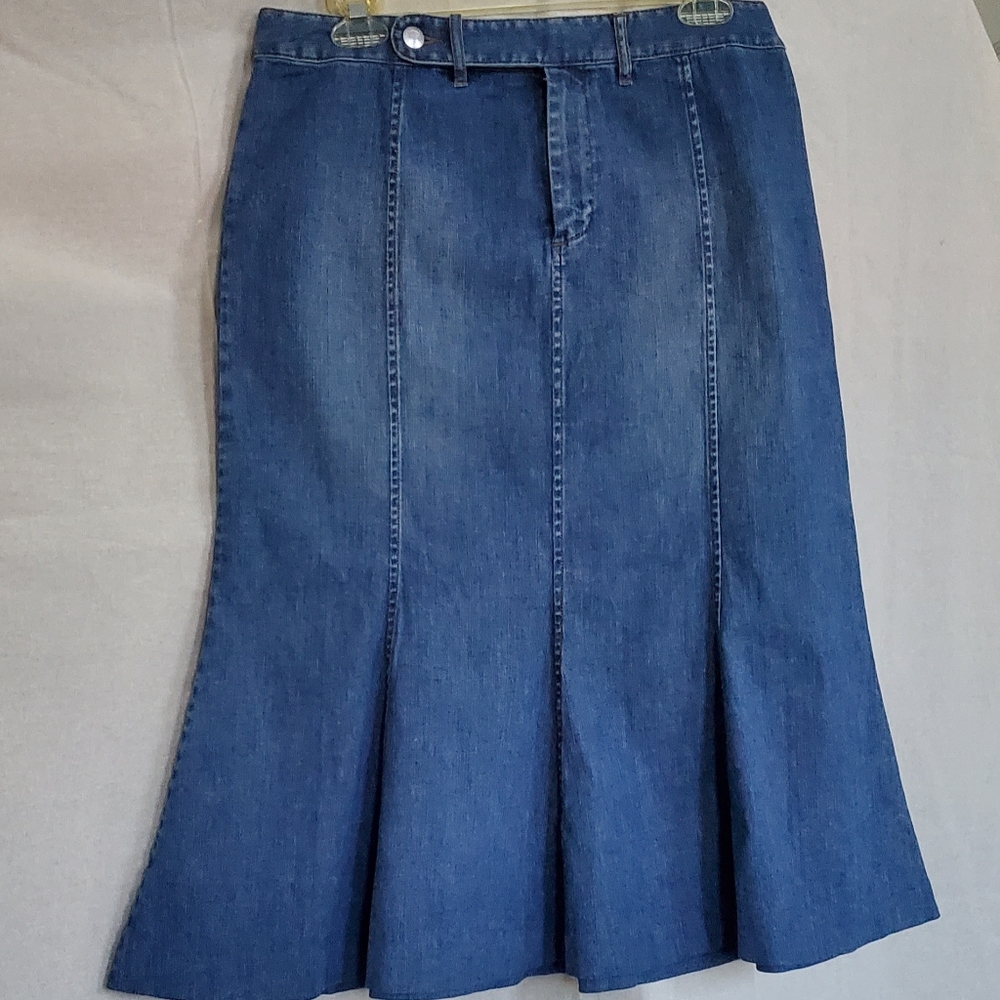 Ralph Lauren Jean Skirt sz.10